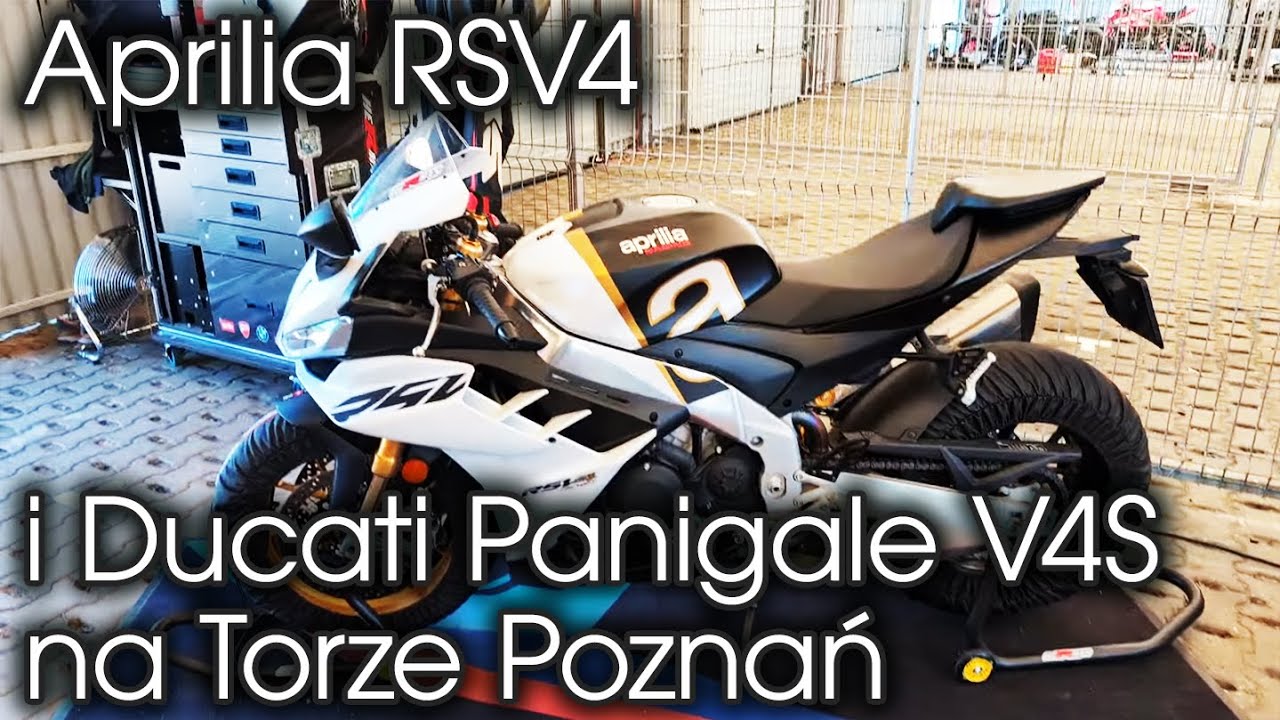 Gamonie Wybierają Konie odc. 51. Aprilia RSV4 i Ducati Panigale V4S. Tor Poznań.