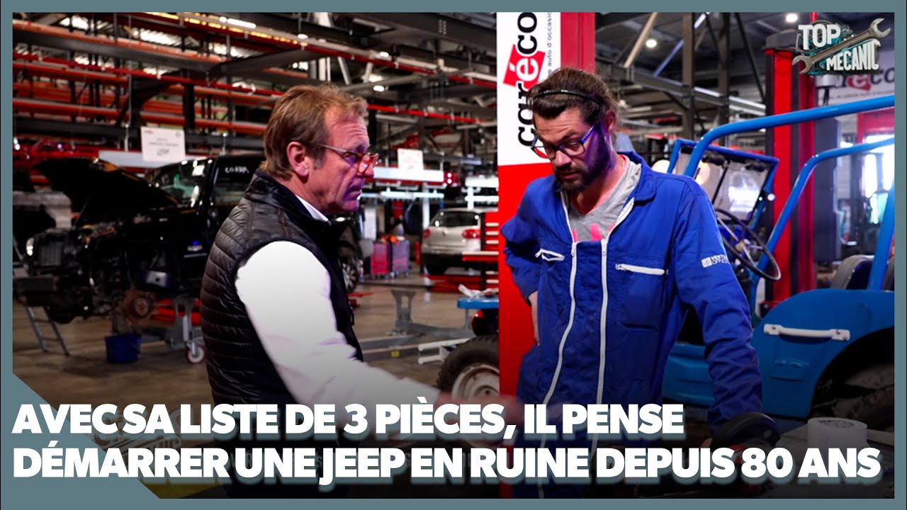 Top Mecanic : Olivier recadre Julien qui peine a d&eacute;marrer sa Jeep