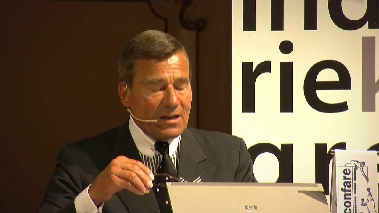 Confare Industriekongress 2012 - Paradeindustrieller Wolfgang Grupp über Gier und Größenwahn