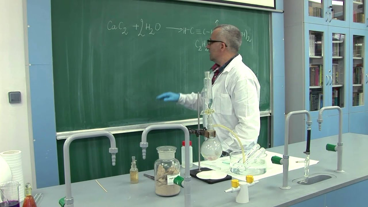 InfoPlus - Scenariusz nr 1 Chemia - Otrzymywanie acetylenu i badanie jego palnosci