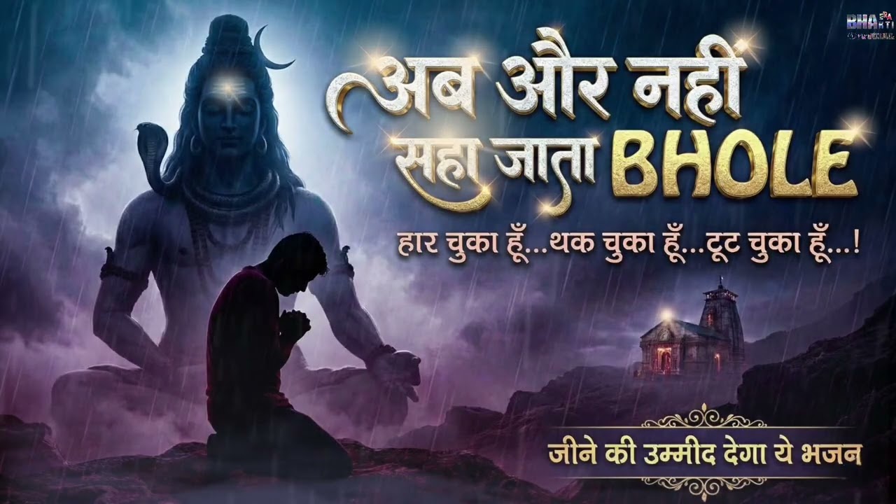 भगवान शिव से आख़िरी पुकार | थक गया हूँ भोले | Painful Shiv Bhajan 2025 | Emotional Shiv Bhajan