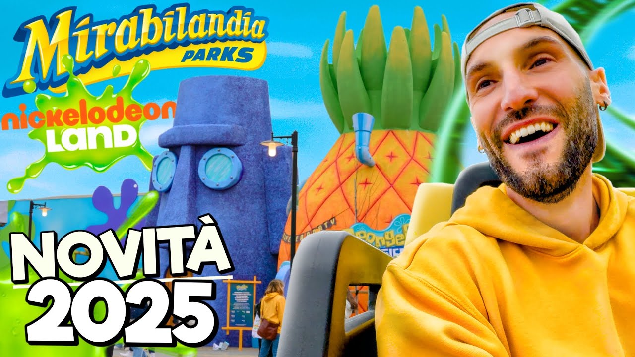 Esploriamo TUTTA LA NOVITÀ 2025 di MIRABILANDIA NICKELODEON LAND