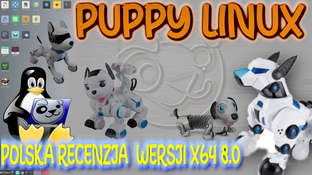 Puppy Linux x64 8.0 Polska recenzja bardzo lekkiego systemu także na antyczne komputery :)