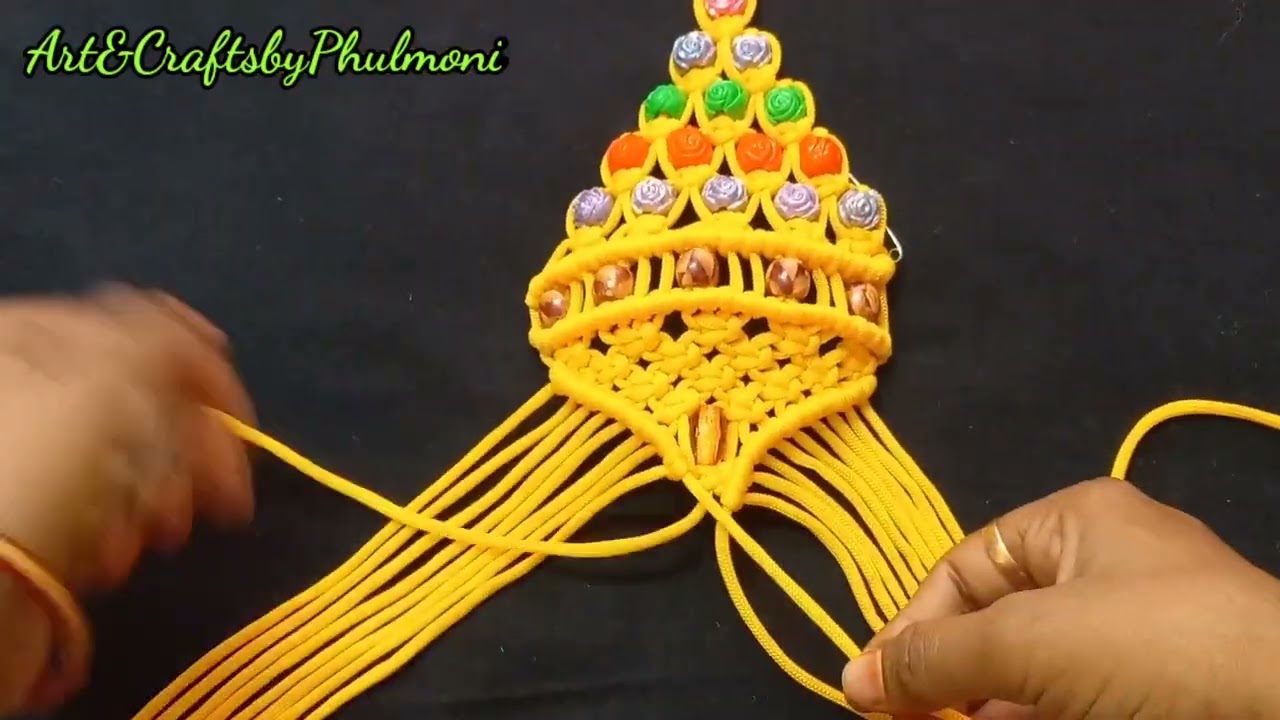 Macrame Ganesha New Design/Macrame Ganesha craft/How to make handmade Ganeshji..