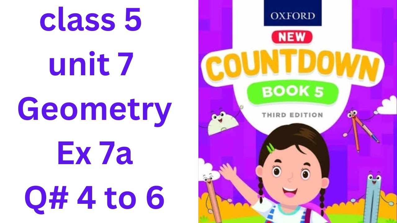 oxfordcountdown class 5 ch 7 Ex 7a Q 4 to 6 complete 💯 solution||construct angles using protractor