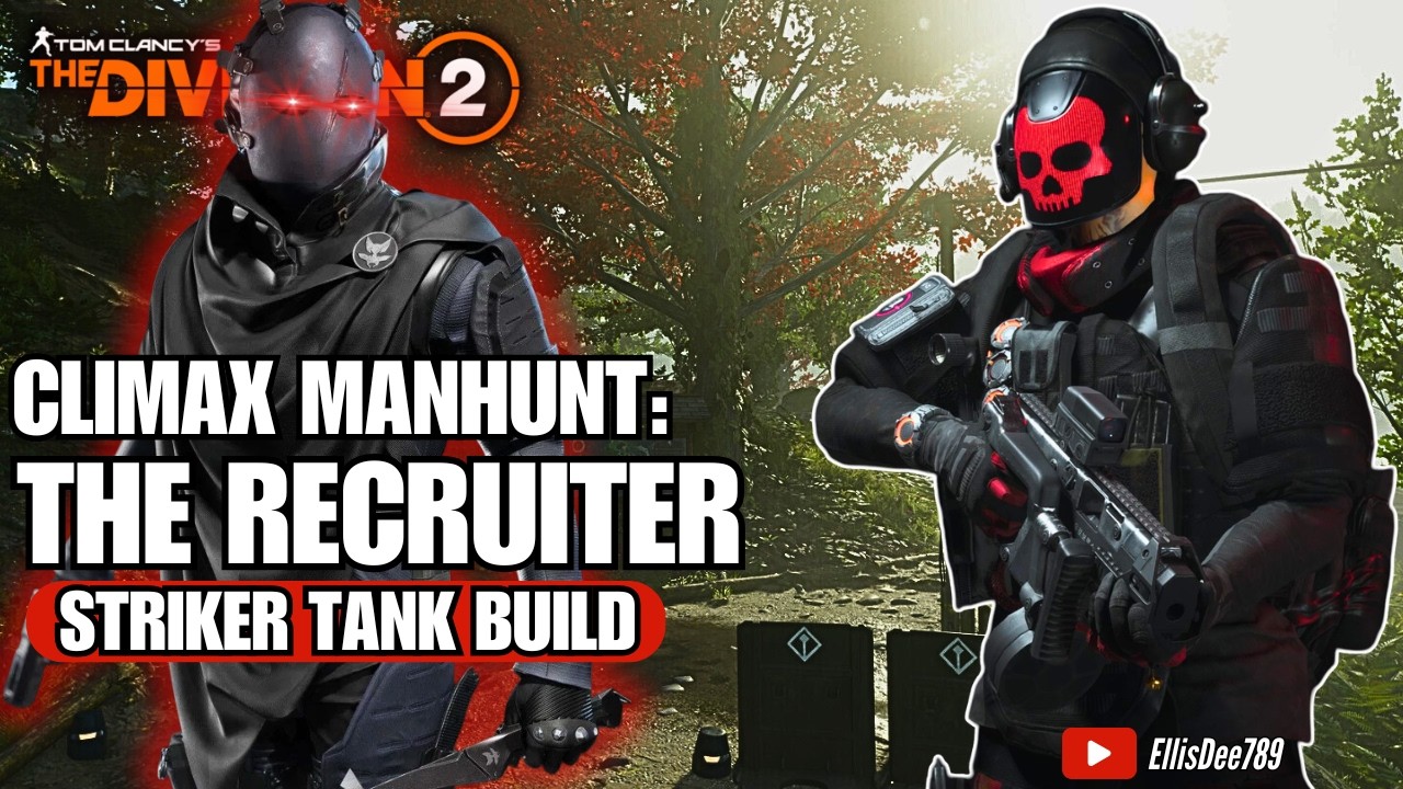 Camp White Oak MANHUNT: The Recruiter | OUROBOROS Striker Tank Build w/@Sta-NL-ey - The Division 2