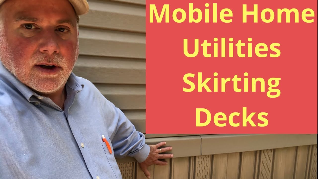 Mobile Home Utilities Skirting Decks - How-to Mobile Home Facts, Data, & Permanent Foundation