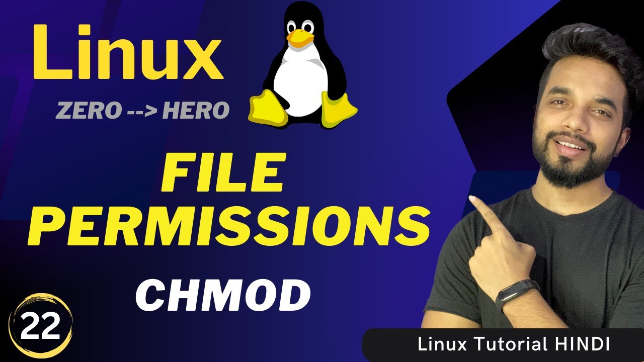 Linux File Permissions For Beginners [HINDI] | Linux CHMOD Command