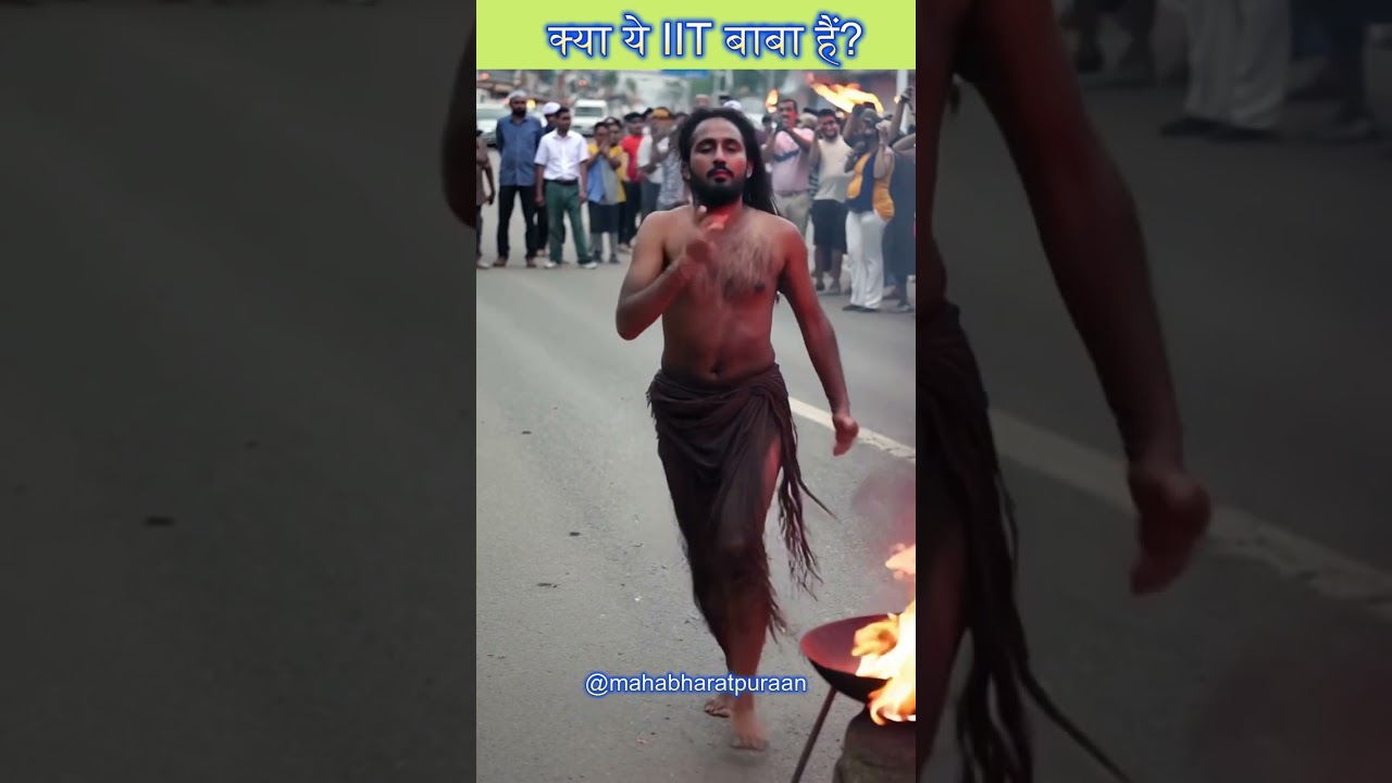 IIT Baba Abhay Singh's Aghori Dance at Mahakumbh 🔥 #shorts