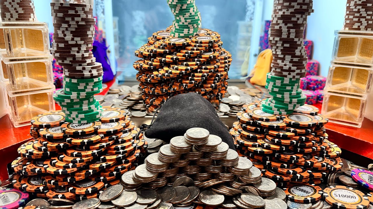 Huge massive win! Inside the high limit coin pusher