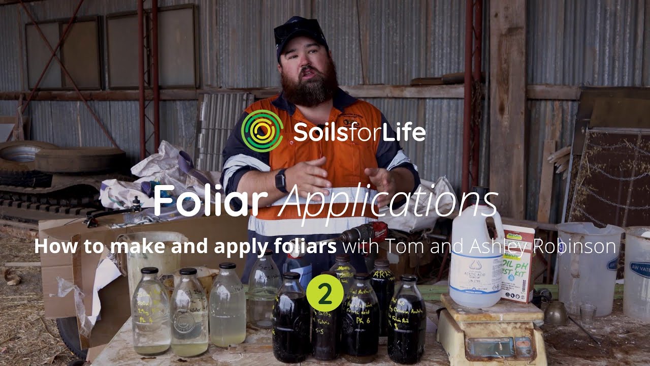 Foliar applications 2: How to prepare and apply