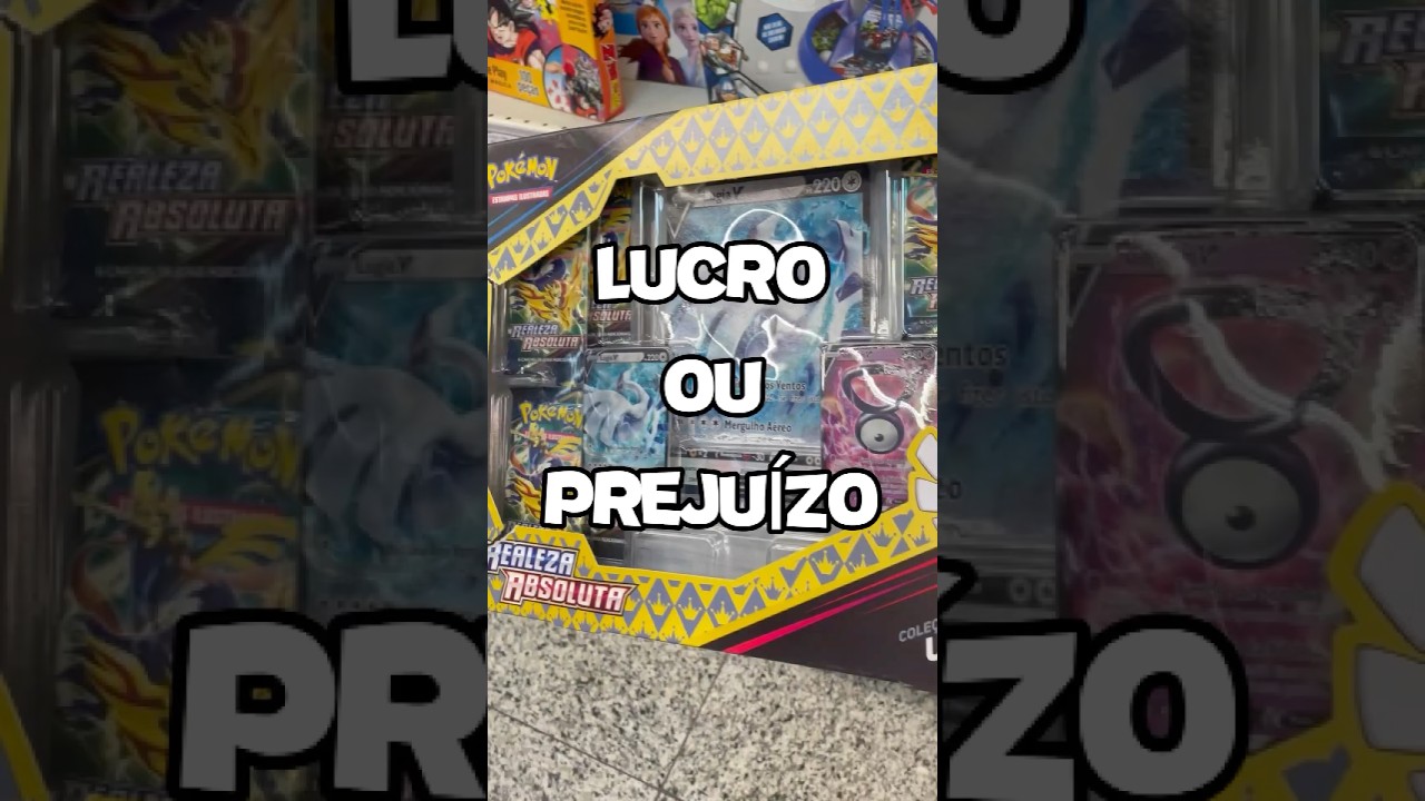 Abrindo os boosters da box Pok&eacute;mon de realeza absoluta do Lugia V 😱 #pokemon  #pokemoncards #tcg