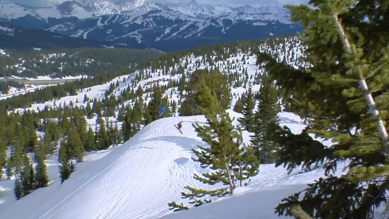 Matt Luczkow skiing some big back country lines