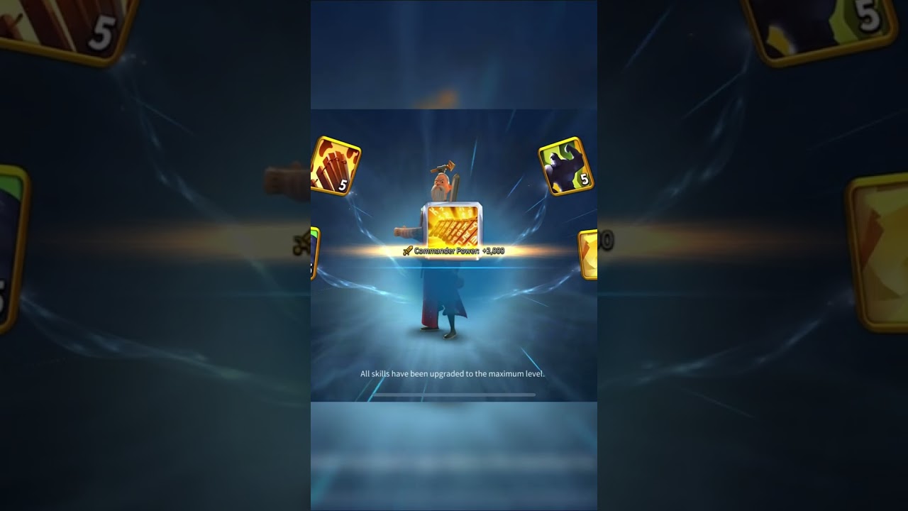 I expertised the first commander on the restart account! #riseofkingdoms #rok #rokcontent #shorts