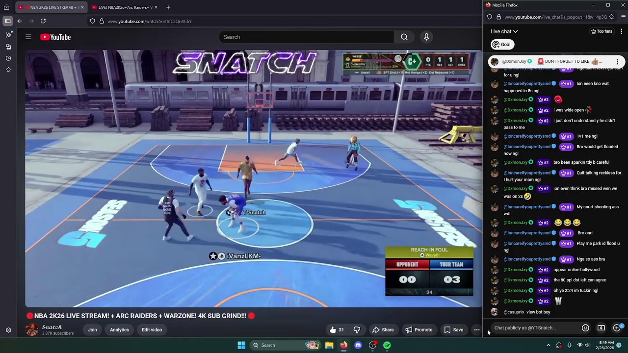 LIVE! NBA2K26+Arc Raiders+ Warzone 4K SUB GRIND!!!