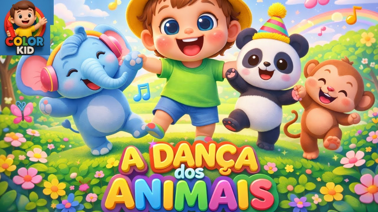 A Dança dos Animais – hábitos saudáveis.  | Historinhas e Músicas Infantis | Canal Color Kid