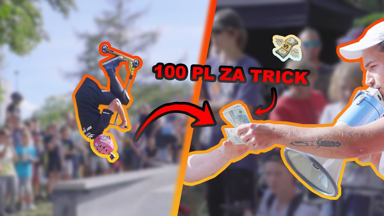 100 ZŁOTYCH ZA JEDEN TRICK 💵🛴 *Mistrzostwa Polski*