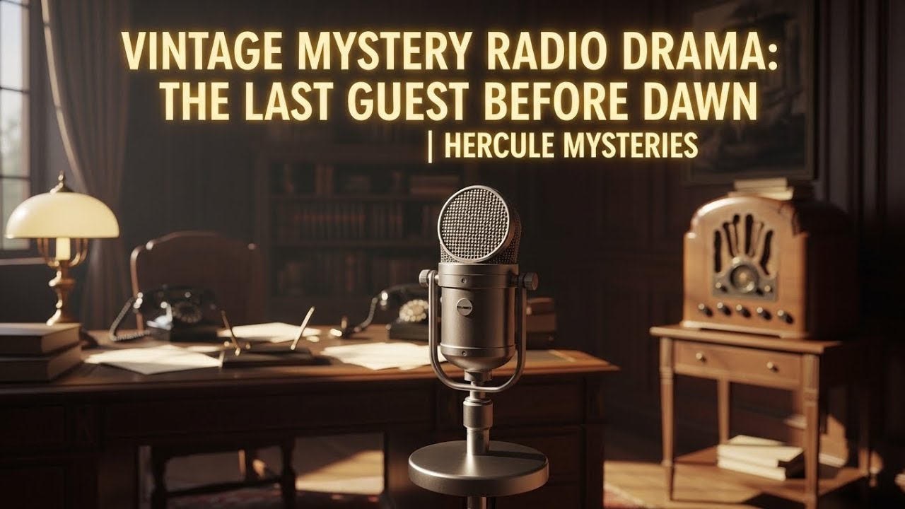 Vintage Mystery Radio Drama: The Last Guest Before Dawn | Hercule Mysteries