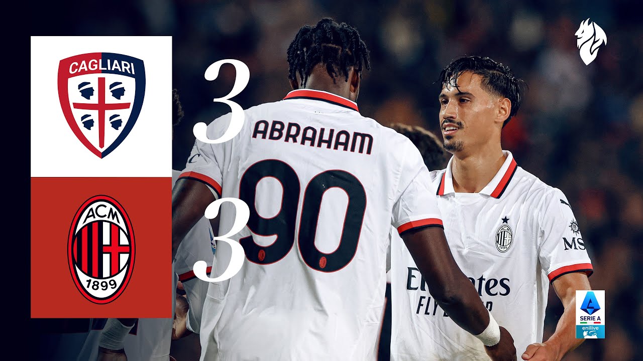A six-goal draw on the night of Camarda's full debut | Cagliari 3-3 AC Milan | Highlights&nbsp;Serie&nbsp;A