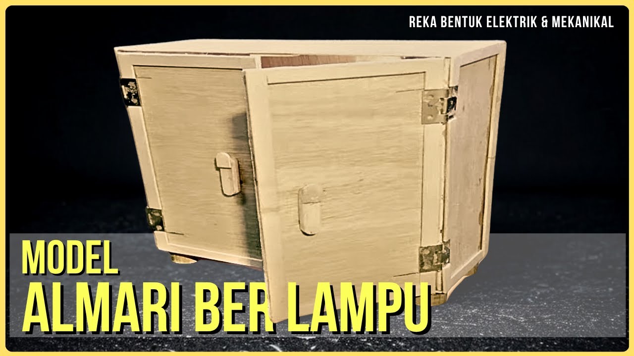 Projek Rbt: Model Separa Berfungsi Almari Berlampu | Semi-Functional Wardrobe With Light #projekrbt