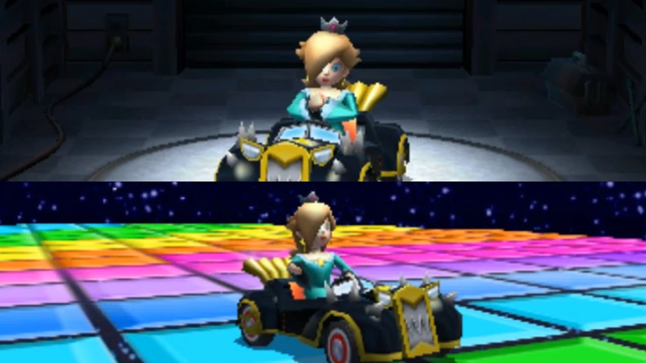 Mario Kart 7 - Rosalina gameplay (Lightning Cup/100cc)