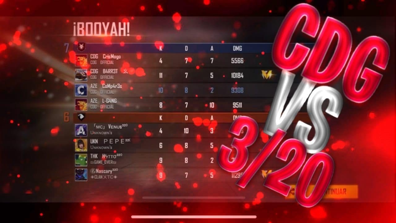 EL 4VS4 MÁS ESPERADO CLAN CDG VS 3/20/¿HUMILLADOS?/COMPARES🇲🇽