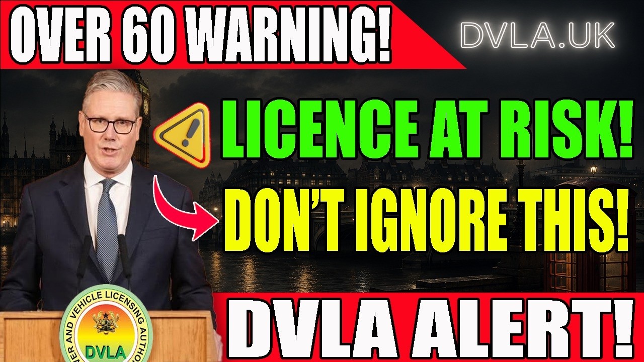 Срочное предупреждение DVLA для водителей старше 60 лет: проверьте свои права прямо сейчас
