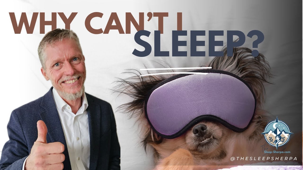 Why Can't I sleep?   3 primary reasons why you have difficulty falling or staying asleep.  And how..