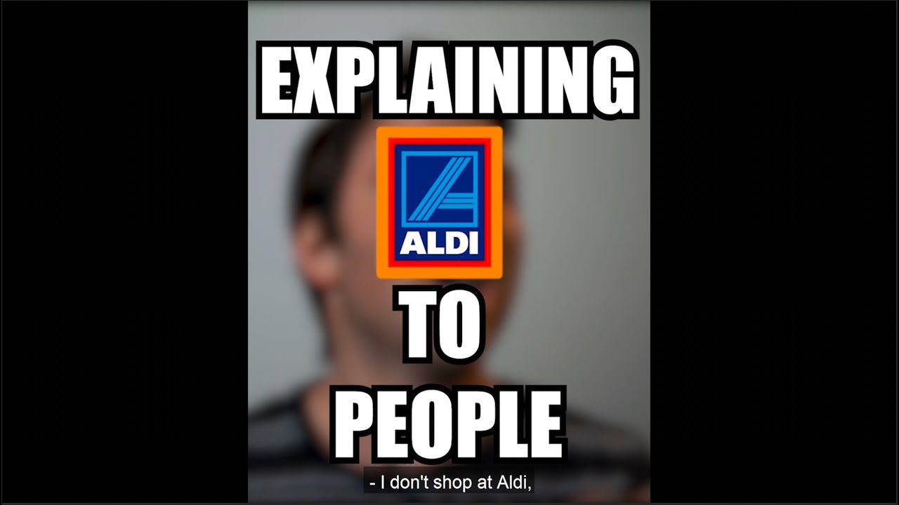 Aldi People!!! Aldi is kinda weird ... amiright? 😂