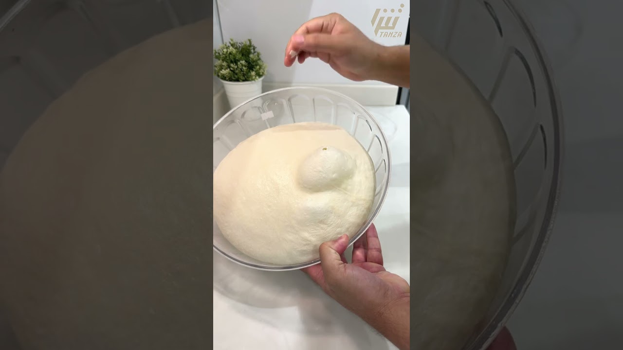 أسهل عجينة بيتزا نابولي بدون عجانة
