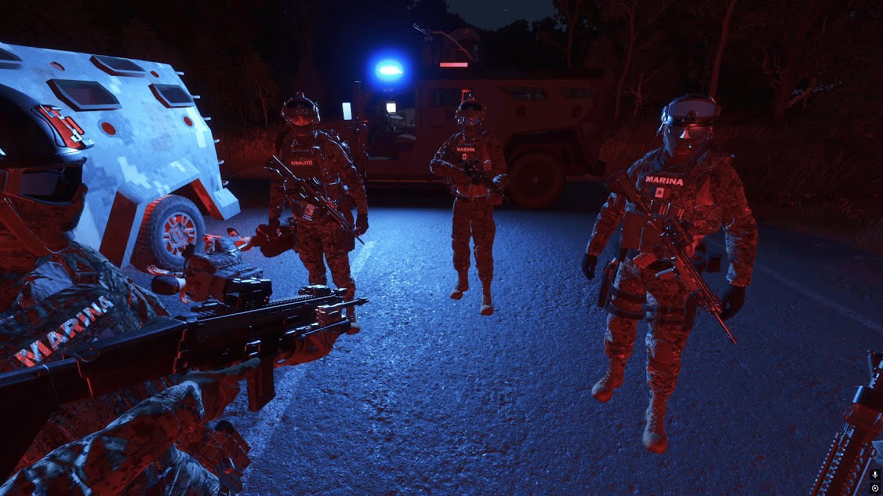Interceptamos un convoy de huachicoleros  en ARMA REFORGER