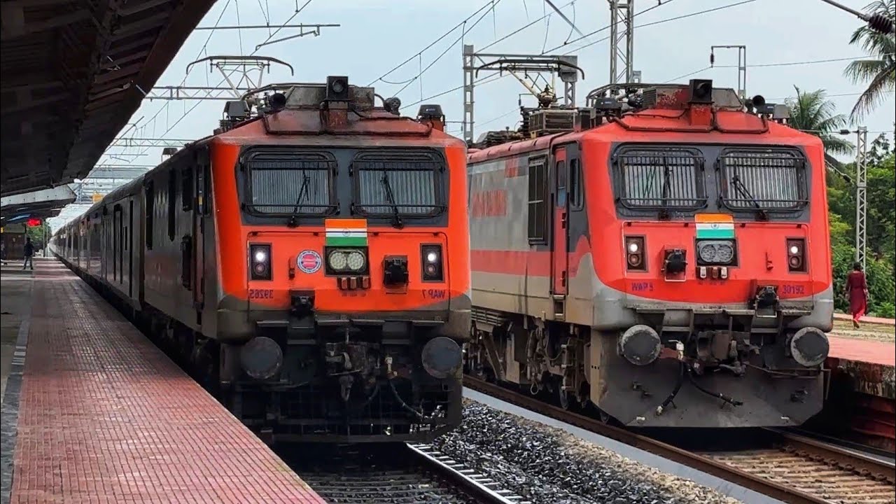🔥[BALIA + AMRIT BHARAT EXPRESS] DANGEROUS 130 KMPH BACK TO BACK TRAIN ACTION | FASTEST WAP-7 ACTION