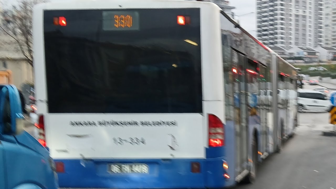 2. Nesil Mercedes Benz Conecto Harika Om457la Motor Sesi Ve Ara Sıra Çıkan Fan Sesi. 13-334
