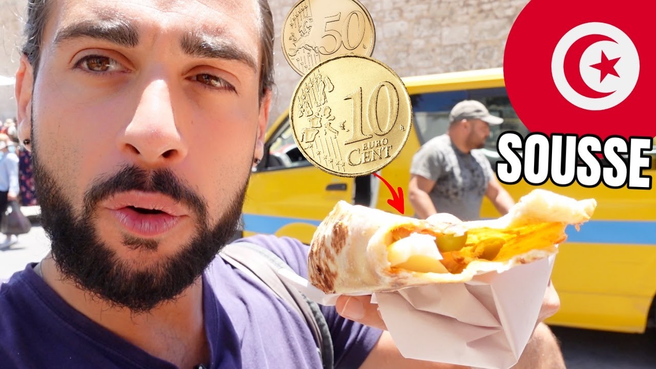 JE TESTE LA MEILLEURE CREPE DE TUNISIE A SOUSSE !! 0,60 € 😱🇹🇳