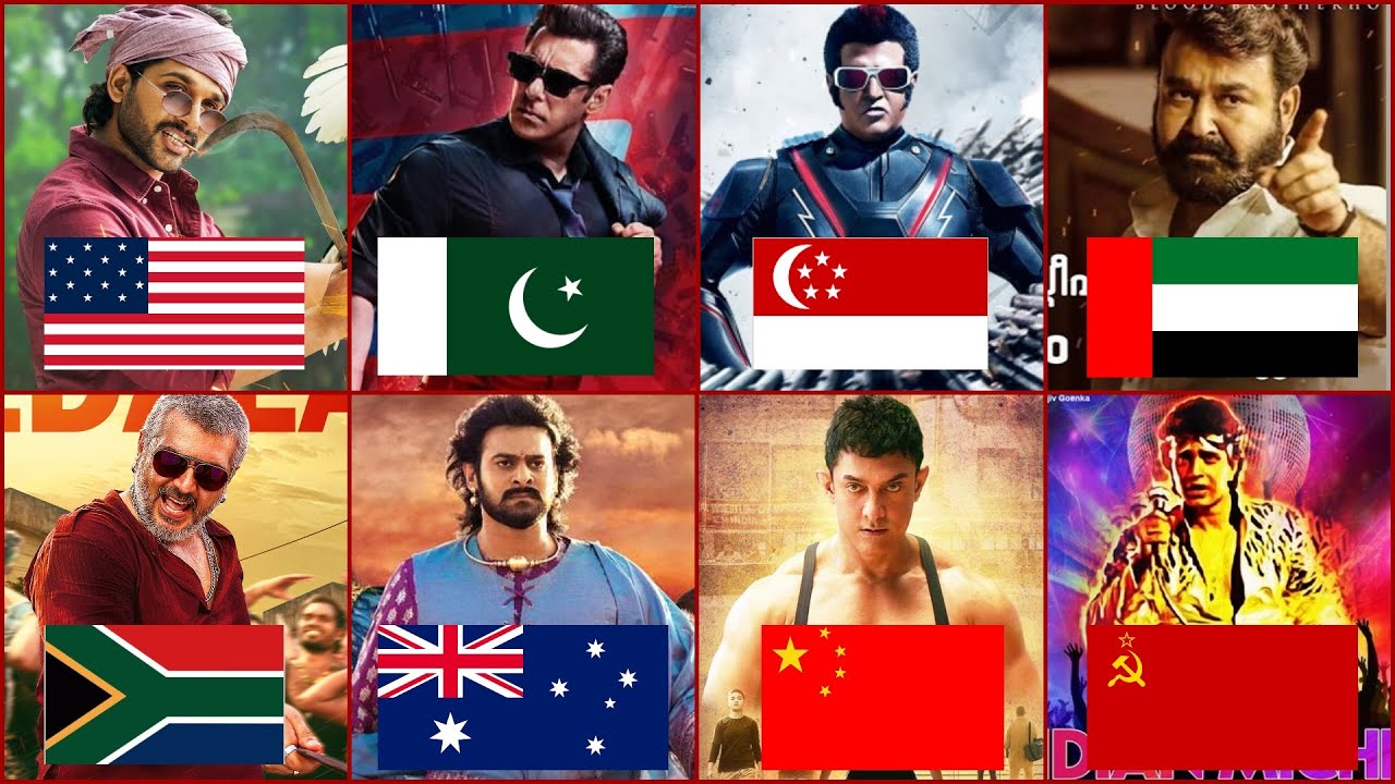 Every Country Highest Grossing Indian Movies in Worldwide USA, China, Japan, Pakistan