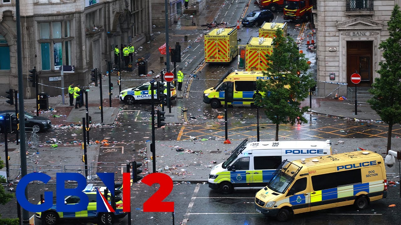 Car rams into crowds at Liverpool FC's trophy parade - emergency services on scene