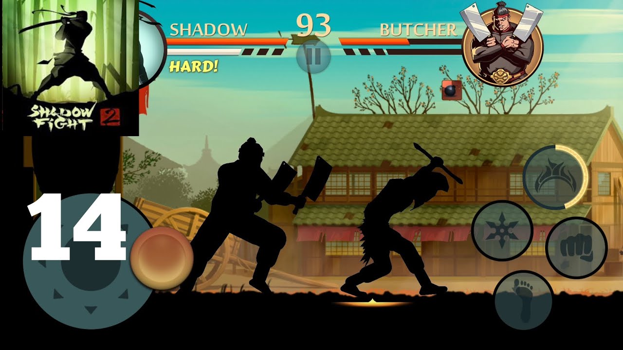 Shadow fight 2 butcher boss fight gameplay part 14