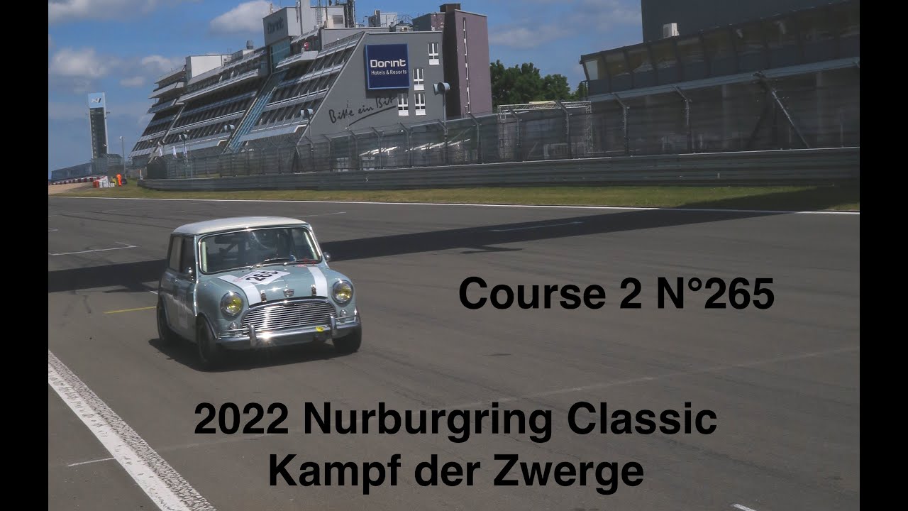 2022 Kampf der Zwerge British Car Trophy Nurburgring Course 2 N&deg;265 mini Cooper S FIA 1962