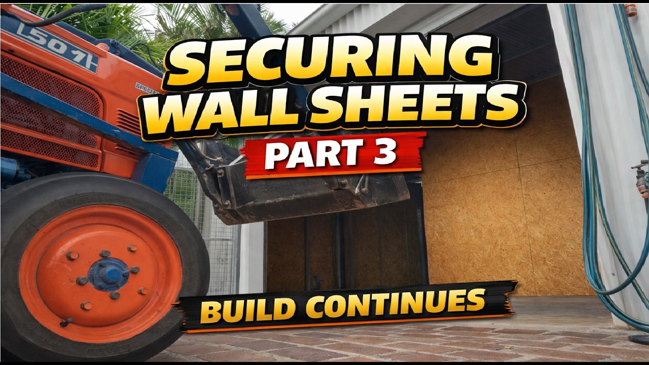 Shed Bench Build (Part 3: Up go the walls)