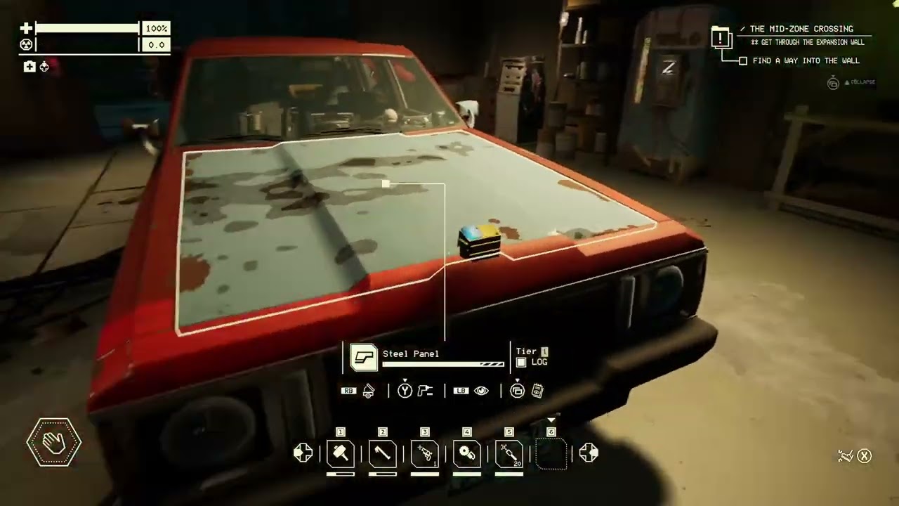 Pacific drive play through running through a dark forest
