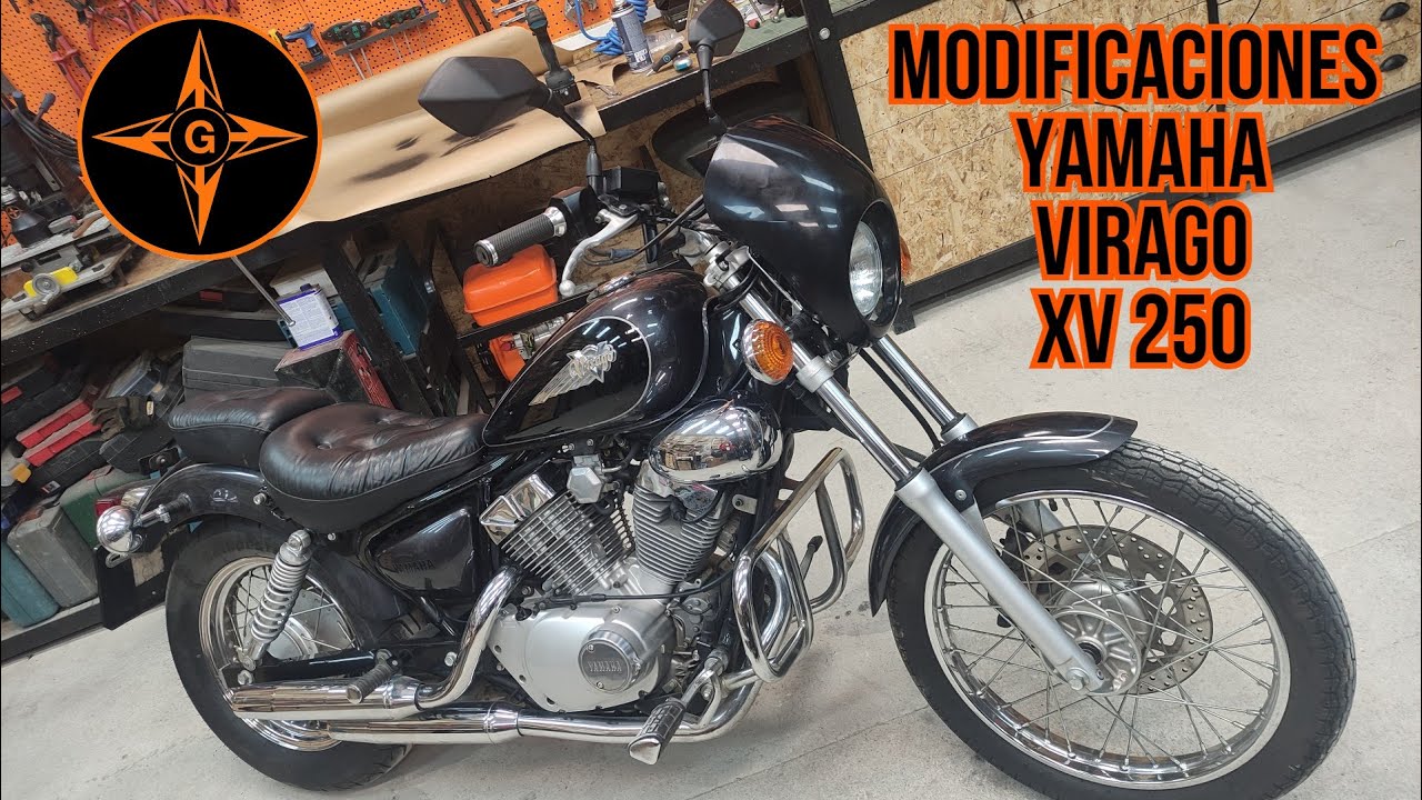 PRIMERAS MODIFICACIONES YAMAHA VIRAGO XV 250  1ª PARTE/  GINESSOT