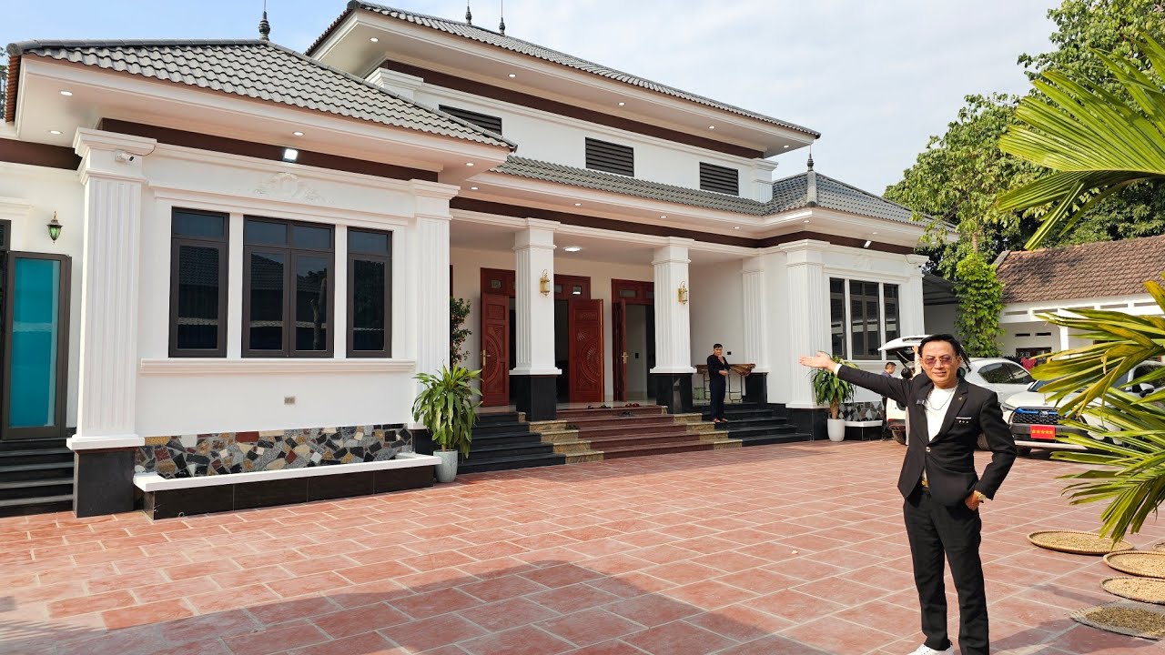 biệt thự nhà vườn chữ u 5 gian chào xuân 25 nhà của bác trưởng Nam trưởng họ
