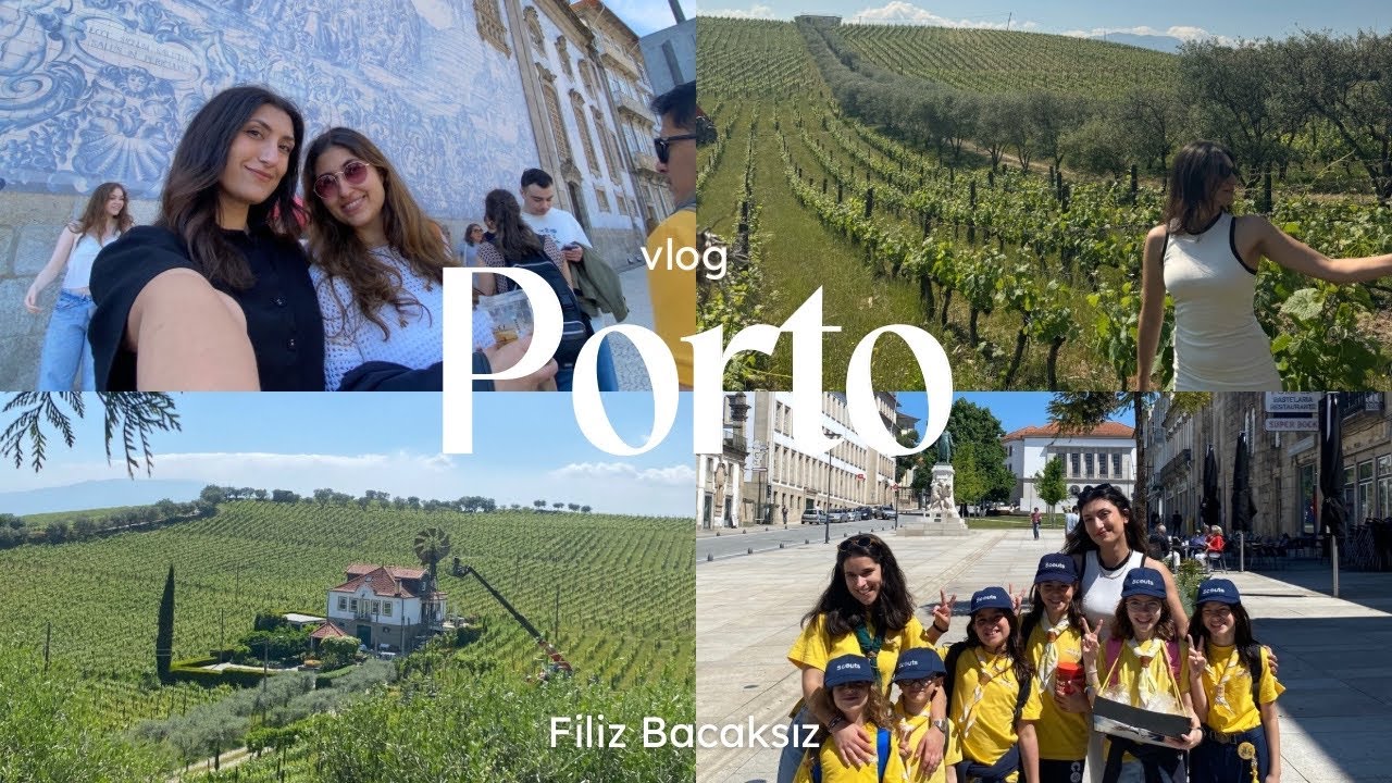 PORTO VLOG | PART 2 | Vila Real, Üzüm Bağları, Atlantik Okyanusu ve daha fazlası | Portekiz