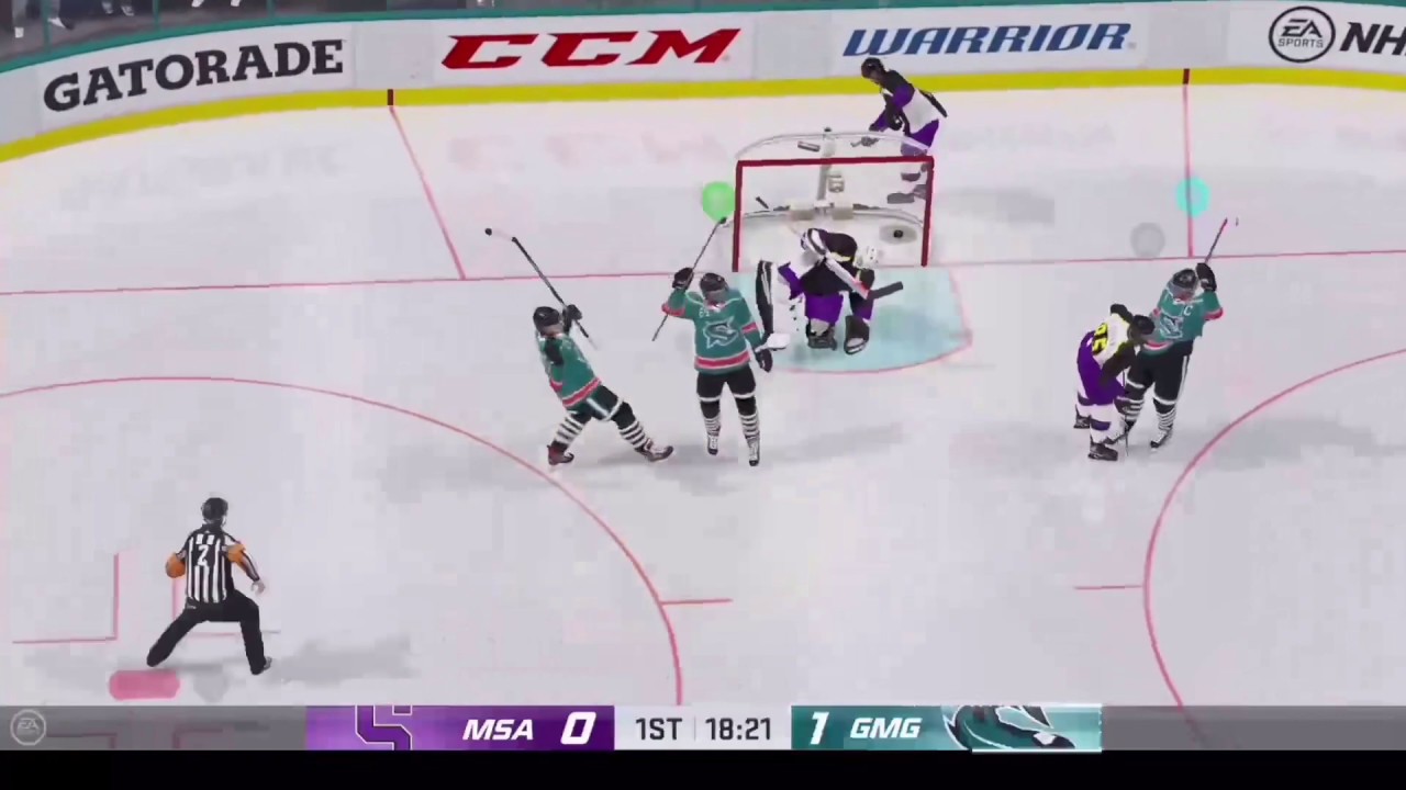 The Best NHL 20 Deflection Goal Ever - Friday Night Chel Highlights
