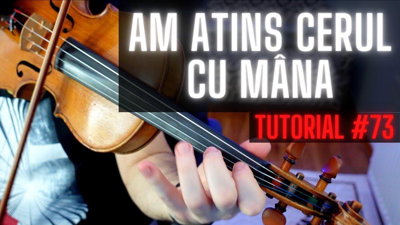 TUTORIAL VIOARĂ #73 🎻 AM ATINS CERUL CU MÂNA (rezumat)