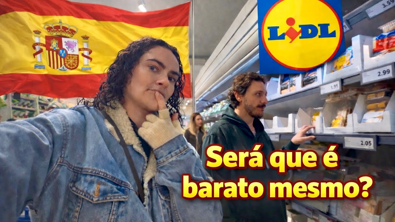 PREÇOS DO SUPERMERCADO LIDL EM BARCELONA - VOCÊ VAI SE SURPREENDER! 