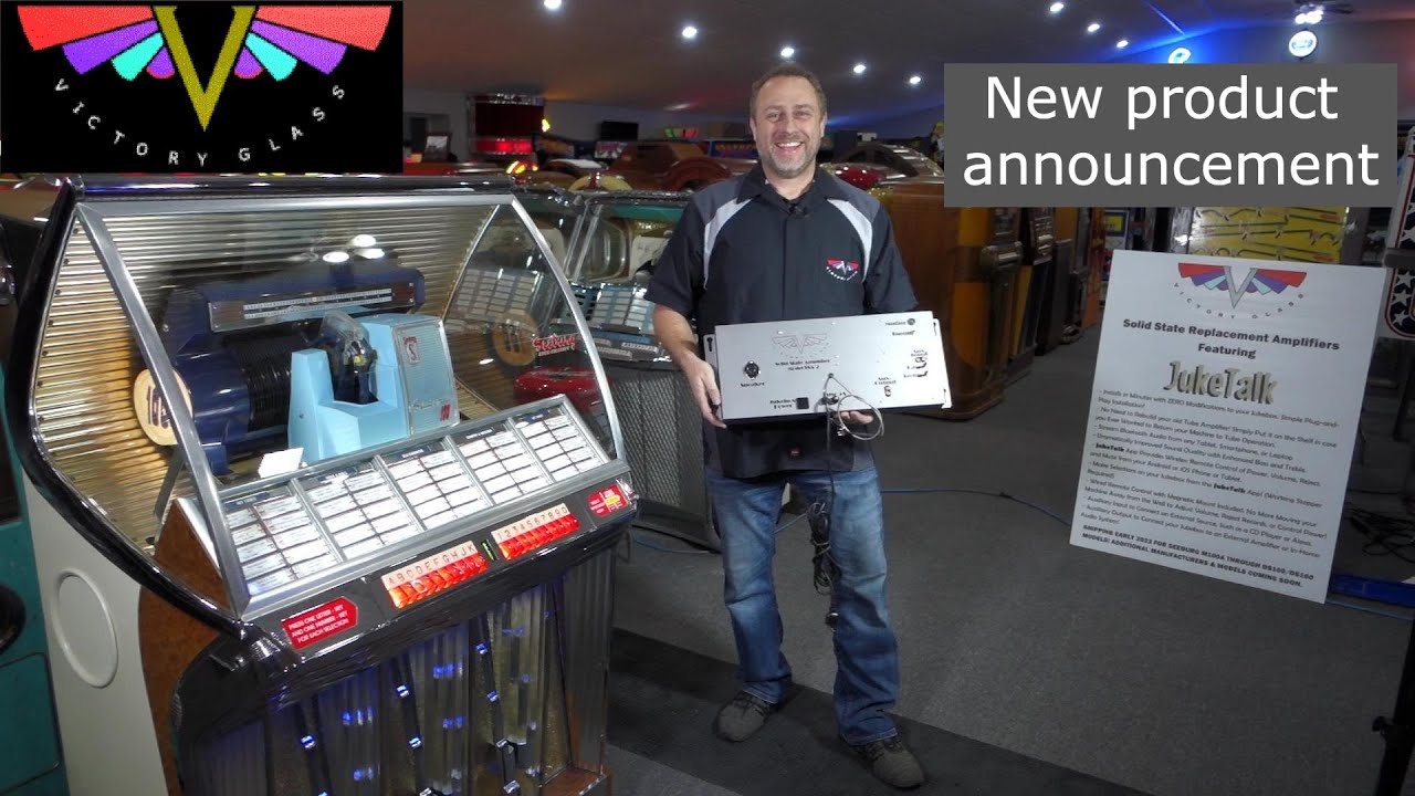 Introducing the Solid State amplifier for your Seeburg Jukebox from Victory Glass