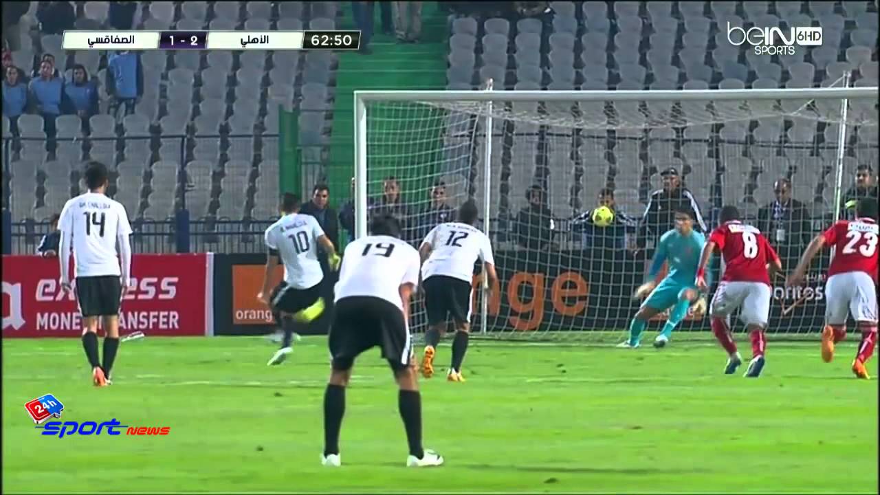 اهداف مباراة الأهلي 3-2 النادي الرياضي الصفاقسي كأس السوبر الأفريقى (2014/2/20) تعليق حفيظ دراجي
