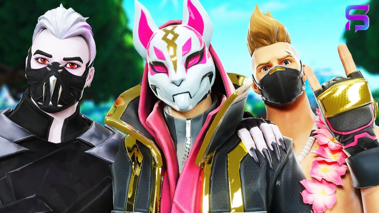The DRIFT TRIPLETS - DRIFT, SUMMER DRIFT & VAMPIRE DRIFT... ( Fortnite Film )