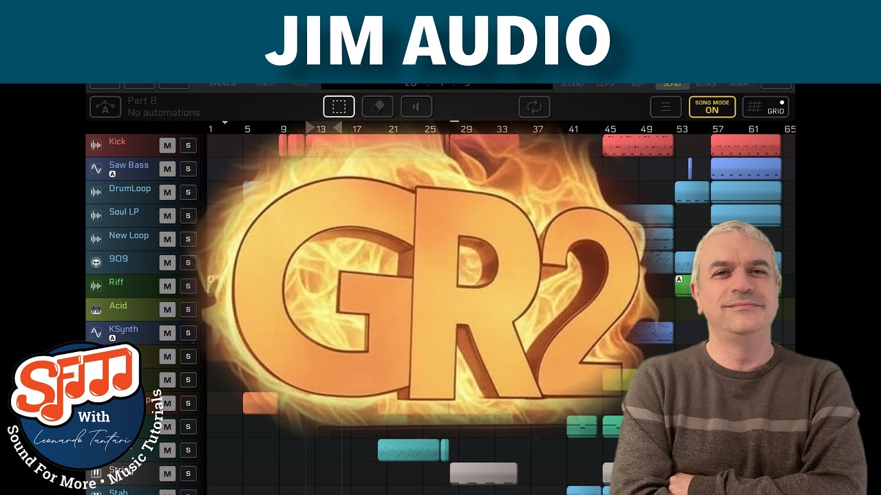 JimAudio Groove Rider 2 🚀🔥Groove Box, DAW AUv3 Host - Tutorial 1: Getting Started